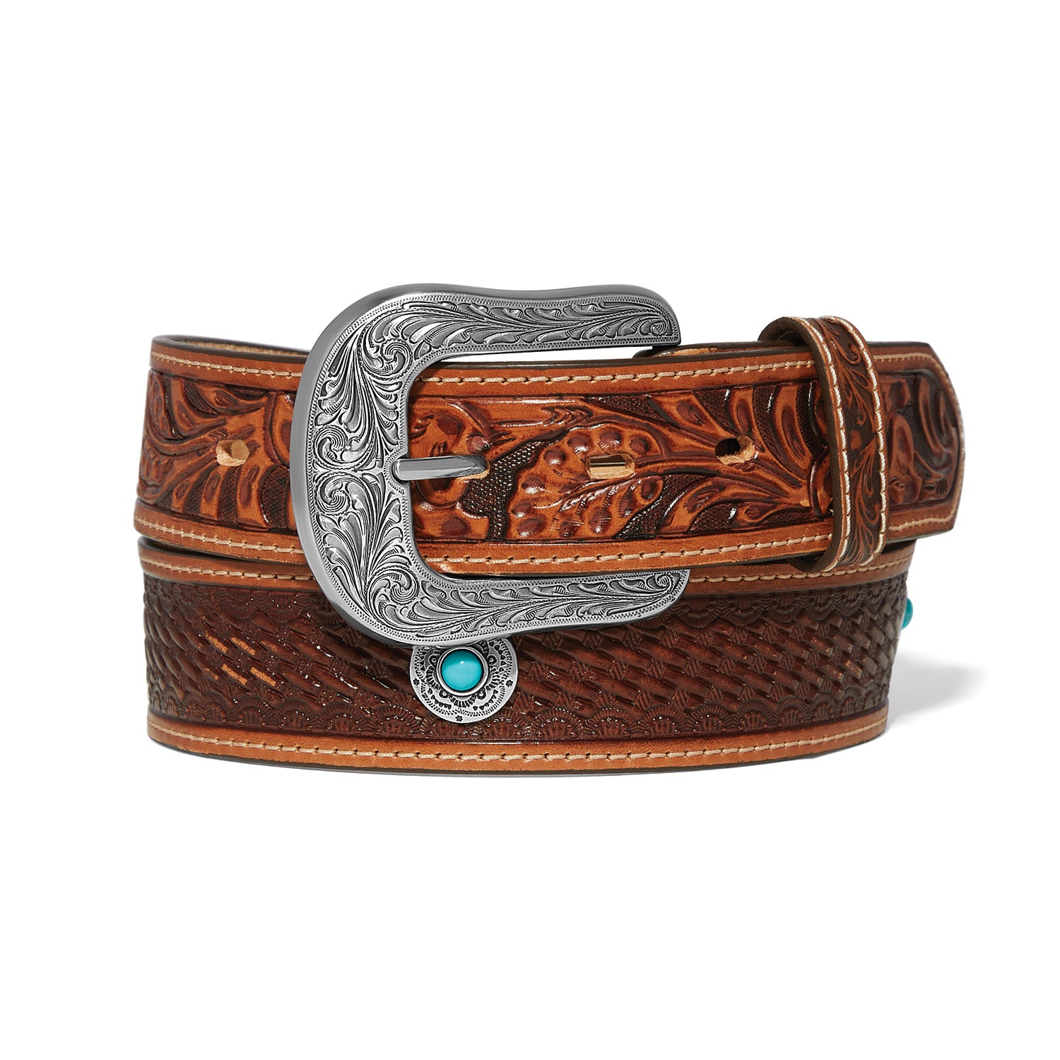Justin Men's Dark Brown Durango Belt C14235