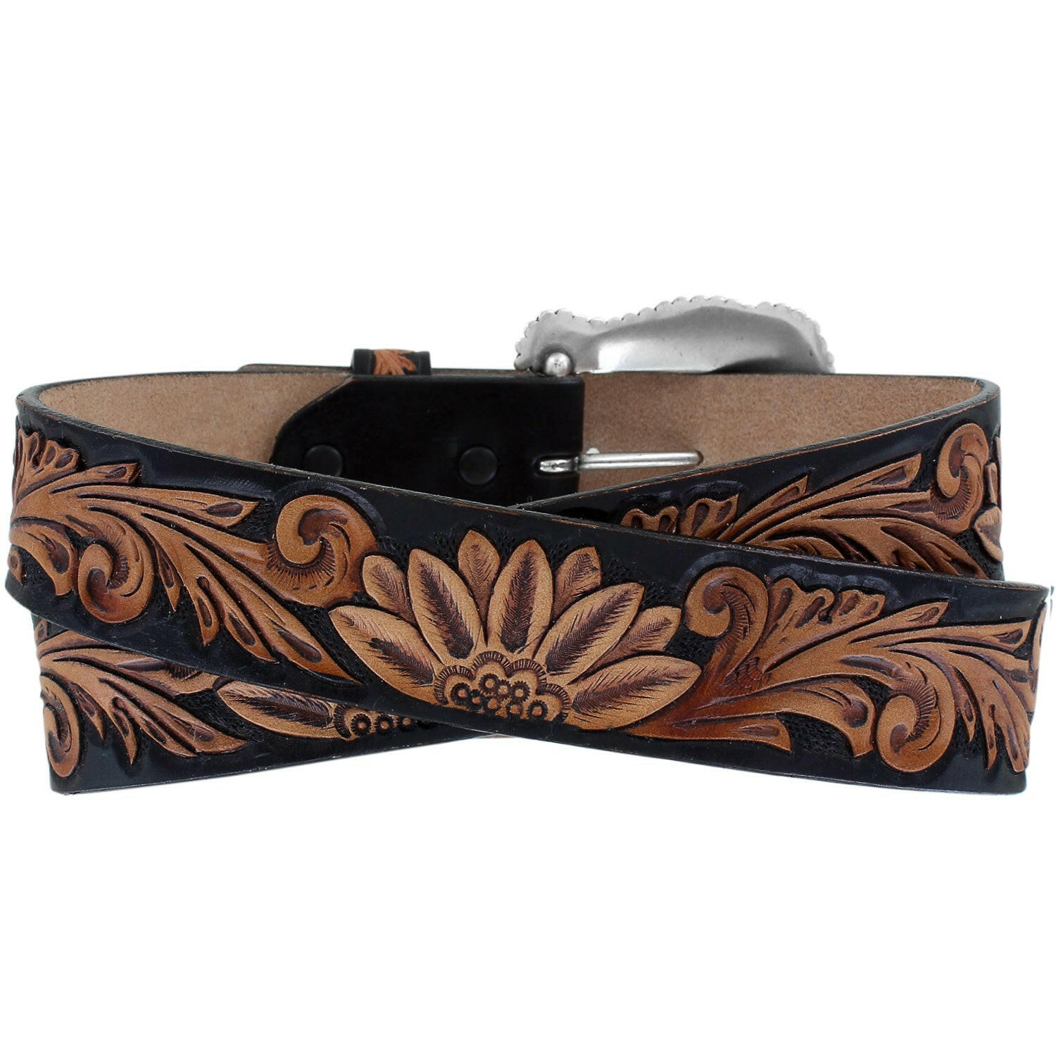 Tony Lama Women's Delheart Daisy Belt.