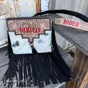 Countryside Rodeo Darling Cowhide Fringe Purse