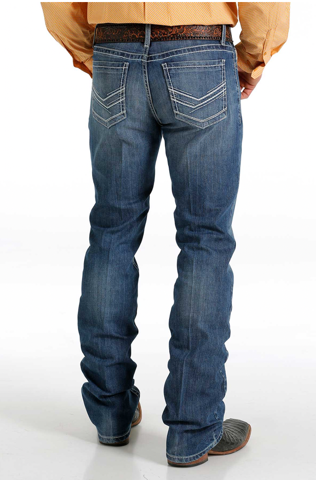 Cinch Men's Ian Slim Fit Medium Wash Jean MB55836001
