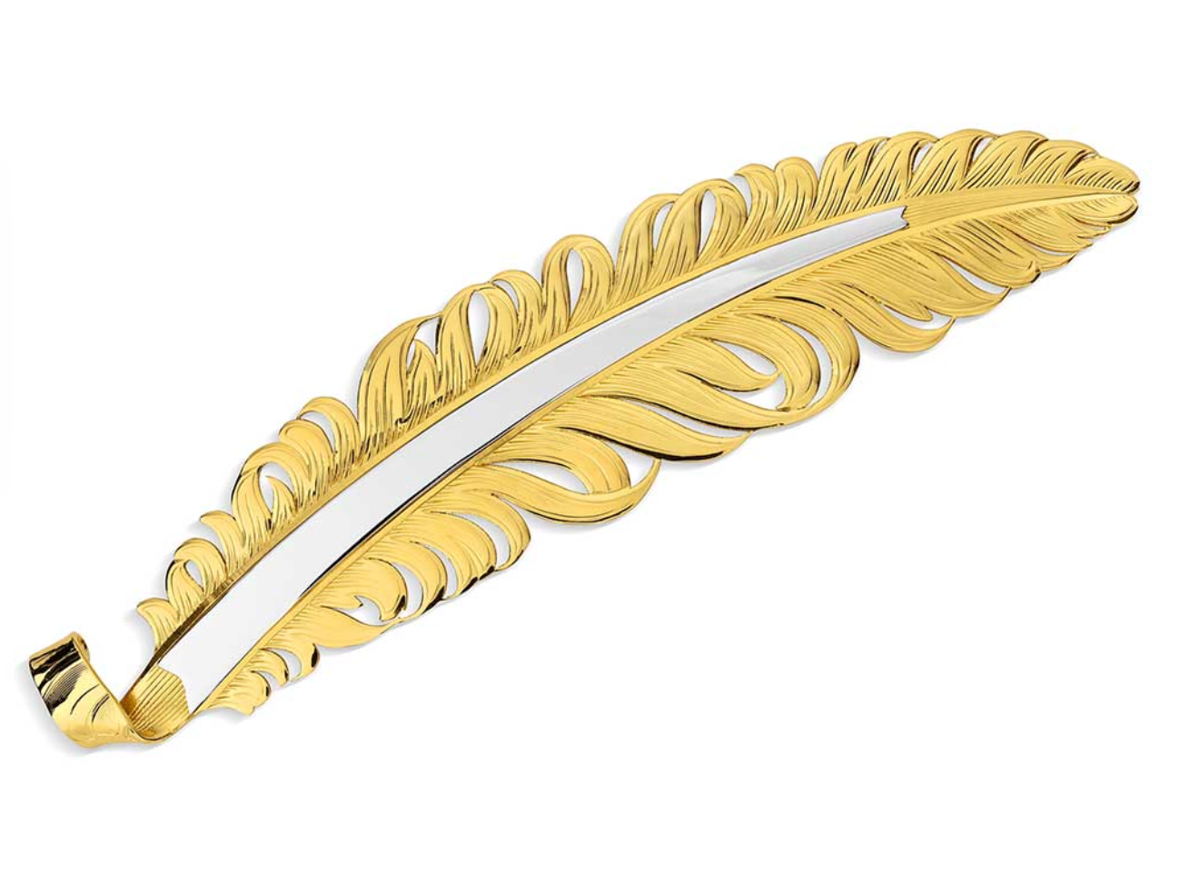 Montana Silversmiths Golden Hat Feather HF5833NE