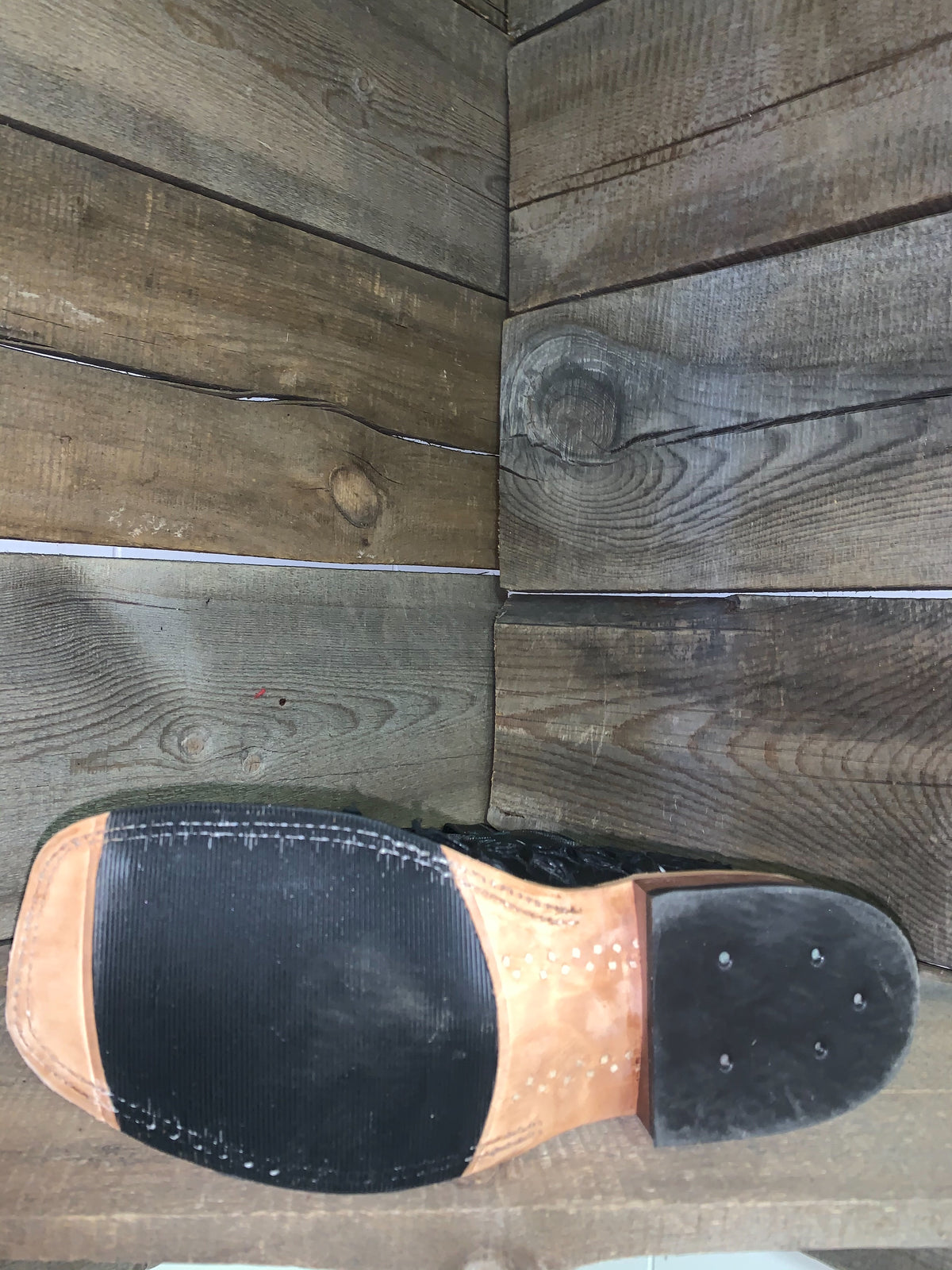 Anderson Bean Men's Teal and Black Sea Bass Boot 329758.