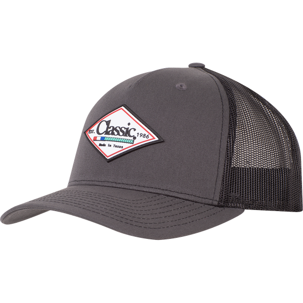 Classic Ropes Charcoal Cap | Corral Western Wear