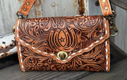 Countryside Stampede Tooled Crossbody Purse
