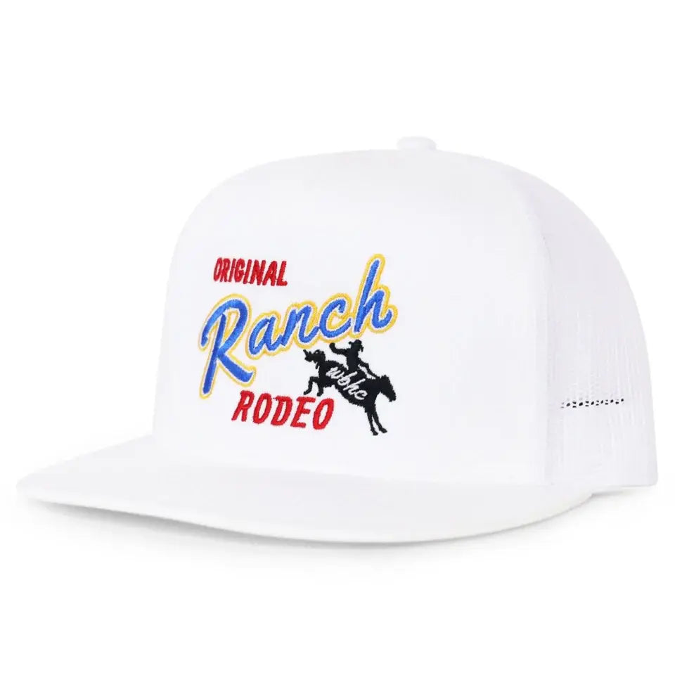 Whiskey Bent Hat Co. Men's Ranch Rodeo Trucker Cap.