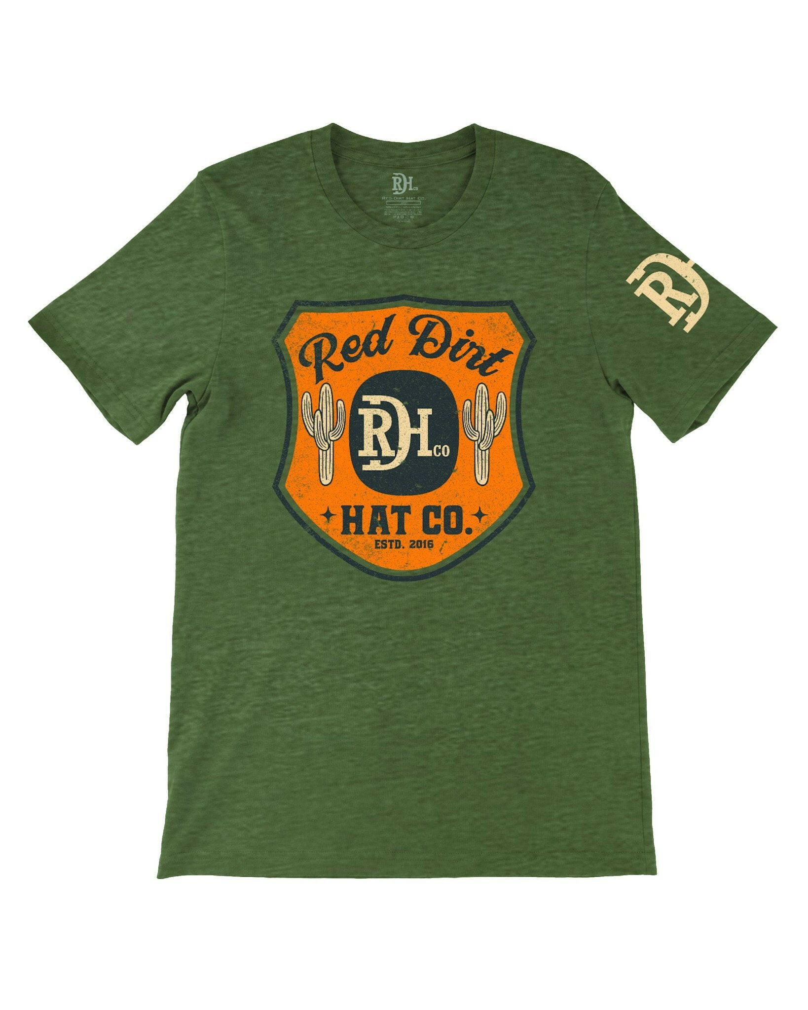 Red Dirt Hat Co. Men's Buffalo Badge Tee.