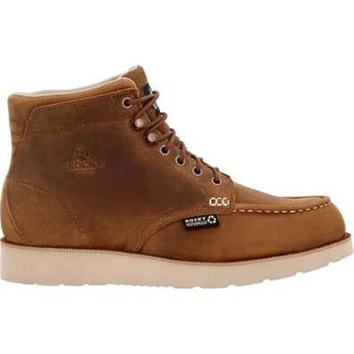 Rocky Men's MonoCrepe Wedge Waterproof Work Boot.