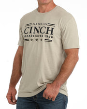 Cinch Mens Khaki T-Shirt MTT1690746.