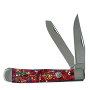 Rusted Nail Red Infusion Trapper Knife.