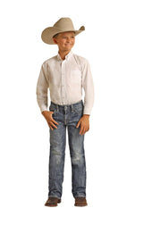 Rock & Roll Boy's Straight Leg Jean Size 6.