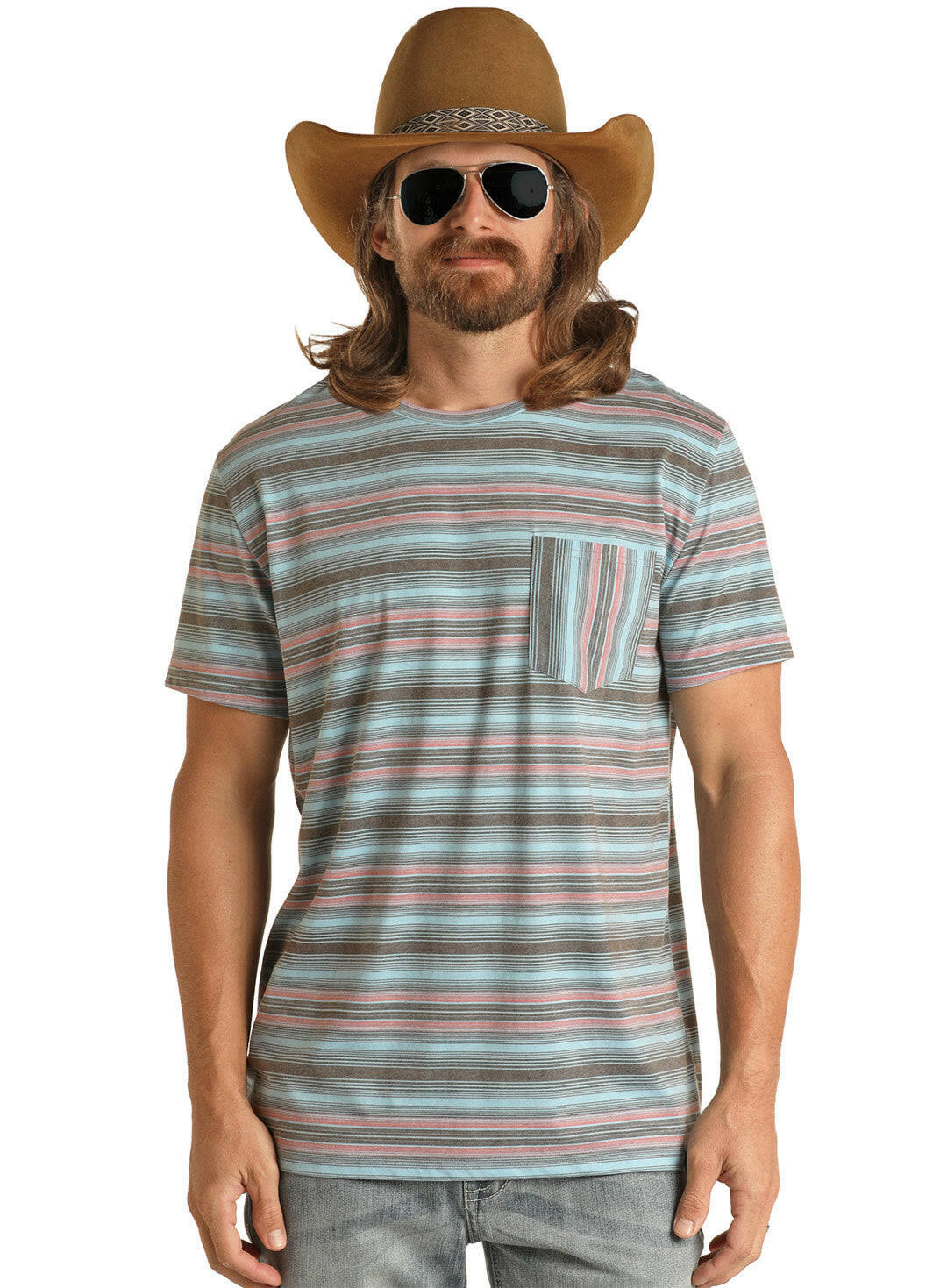 Panhandle Dale Brisby Striped Tee C3.