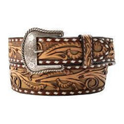 3D Belt Co Men's Tan Roughout Underlay Belt D100019302