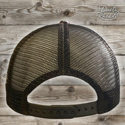 Dusti Rhoads Rusty Brands Trucker Cap.