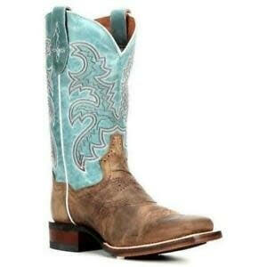 San Michelle Sand Blue Boots C3 Size 11M.