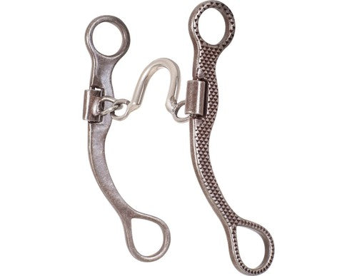 Classic Equine Rasp 7" Shank Ported Chain Bit RPSBIT-SS-32