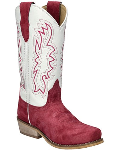 Smoky Mountain Girl's Raspberry Cutter Toe Boot 3506C