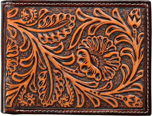 Nocona Floral Embossed Bifold Wallet N500051402