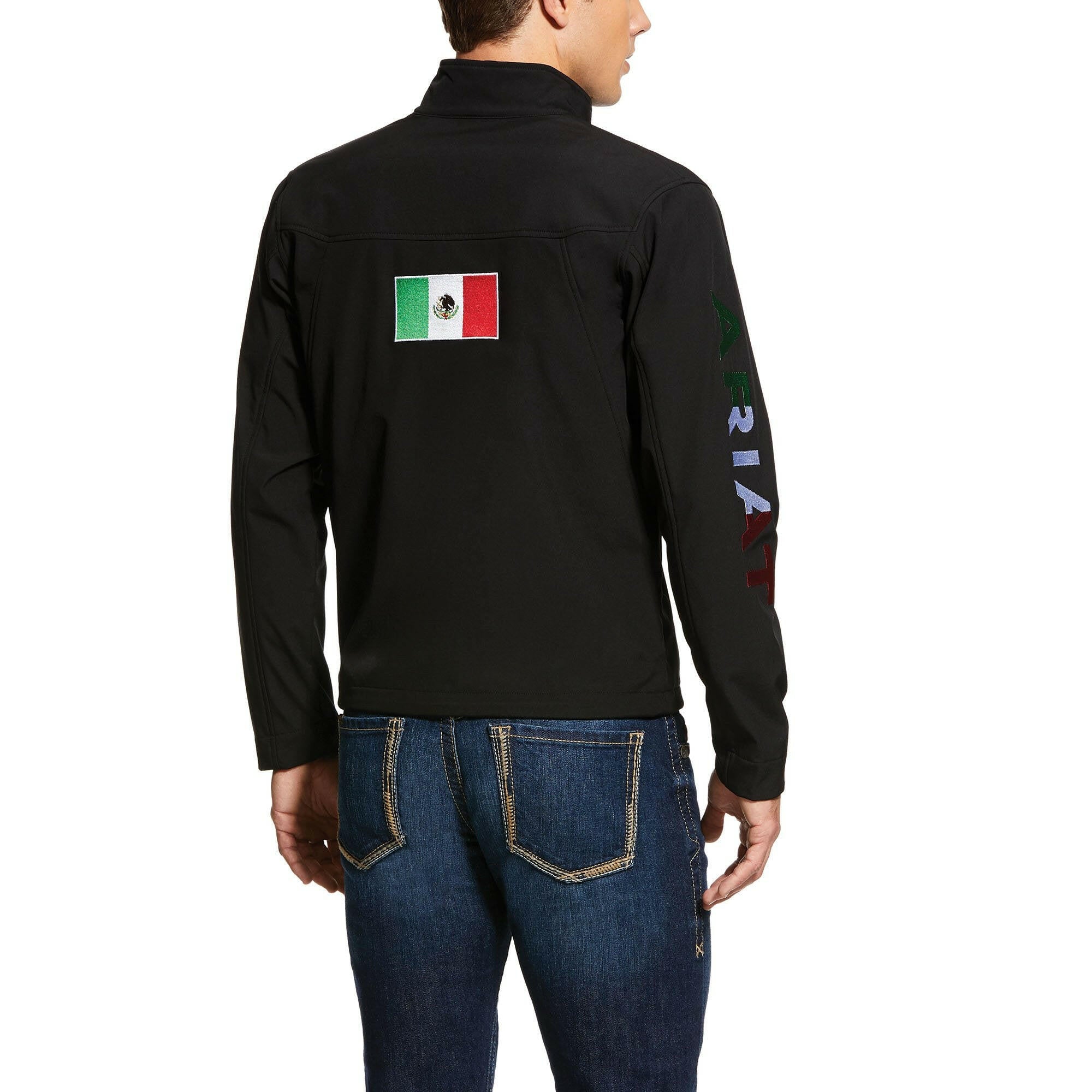 Ariat Men's Black Mexico Softshell Jacket C4.