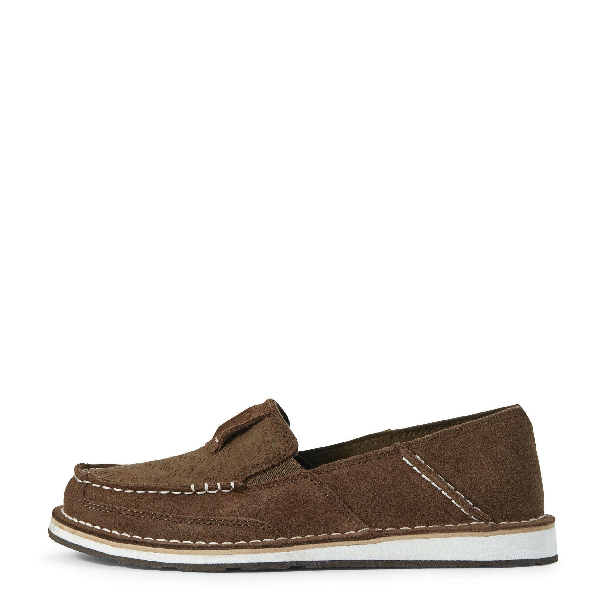 Ariat Women's Brown Suede Cruiser Shoe.