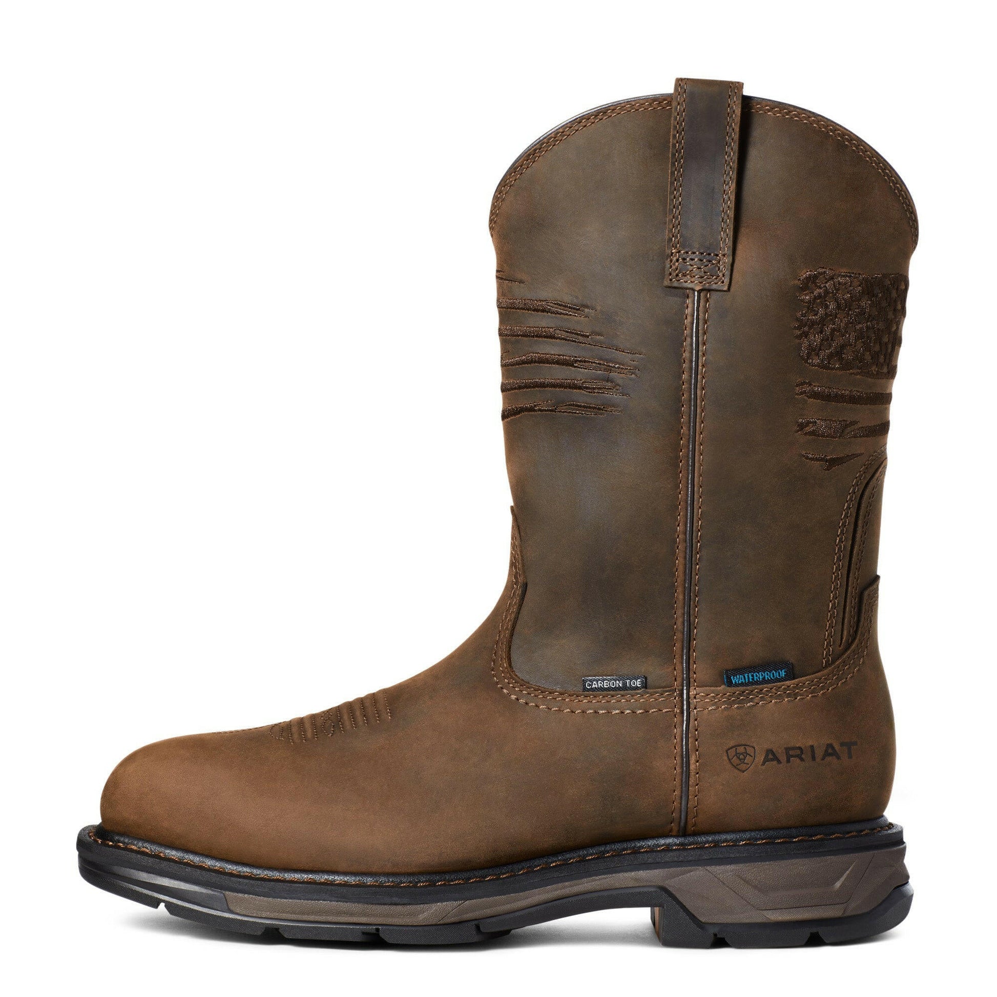 Ariat Men's WorkHog XT Patriot Waterproof Carbon Toe Work Boot.