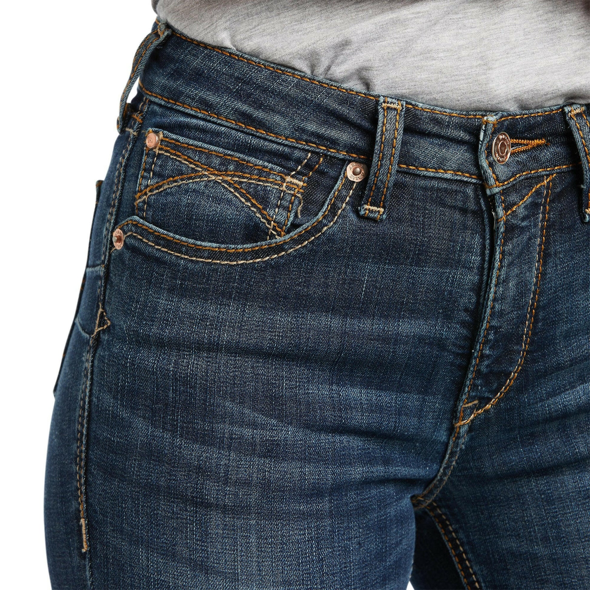 Ariat Ladies R.E.A.L. High Rise Fernanda Boot Cut Jean.