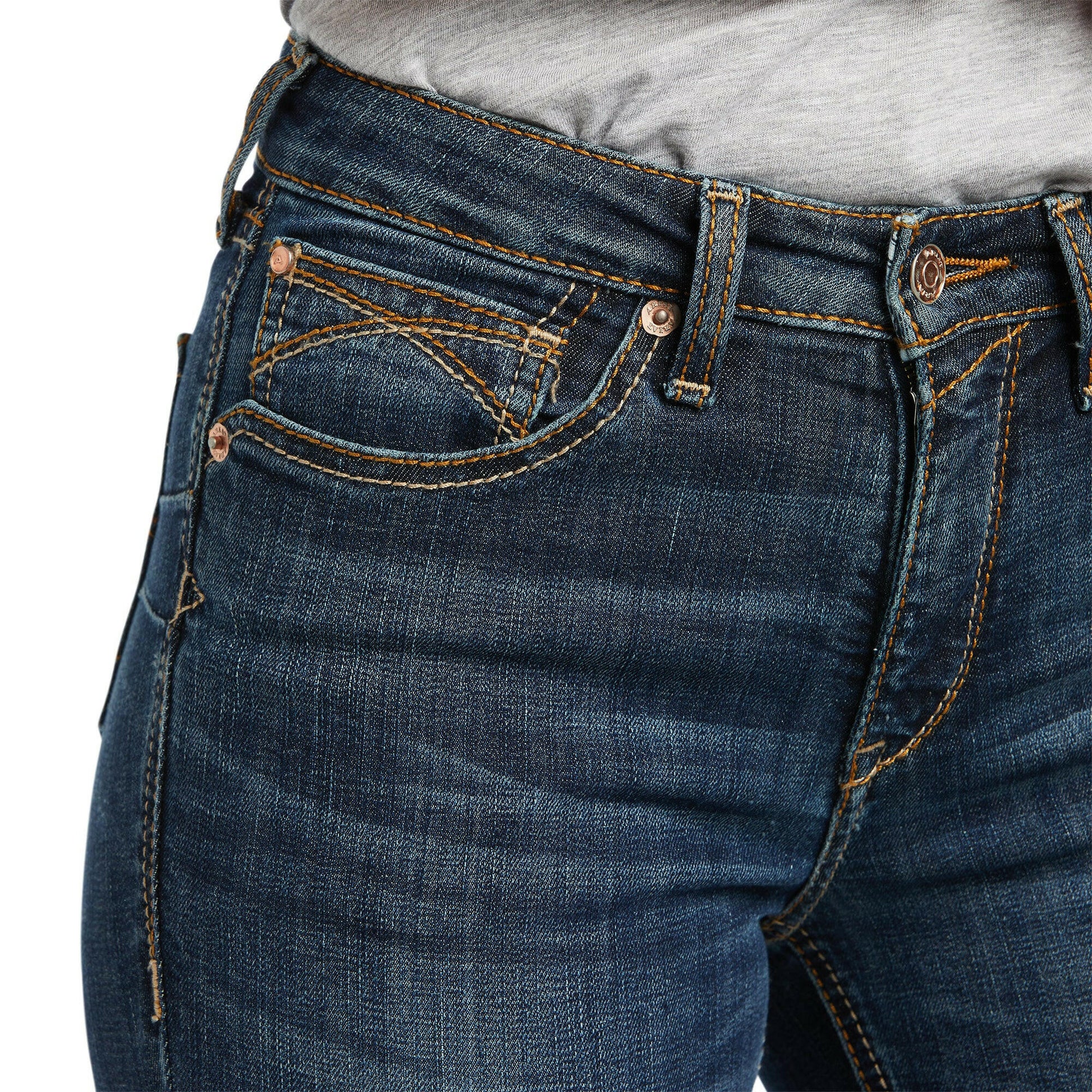 Ariat Ladies R.E.A.L. High Rise Fernanda Boot Cut Jean.