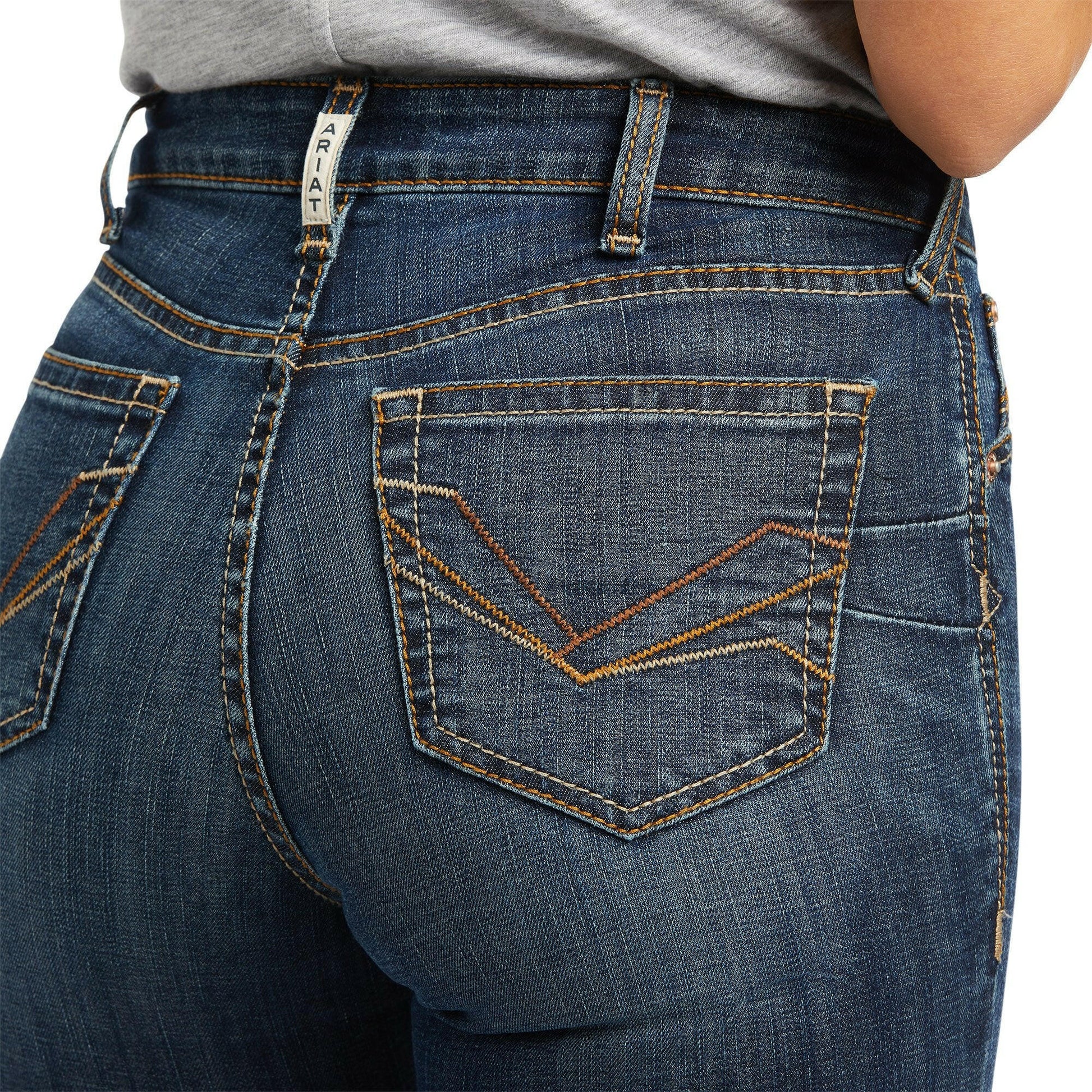 Ariat Ladies R.E.A.L. High Rise Fernanda Boot Cut Jean.