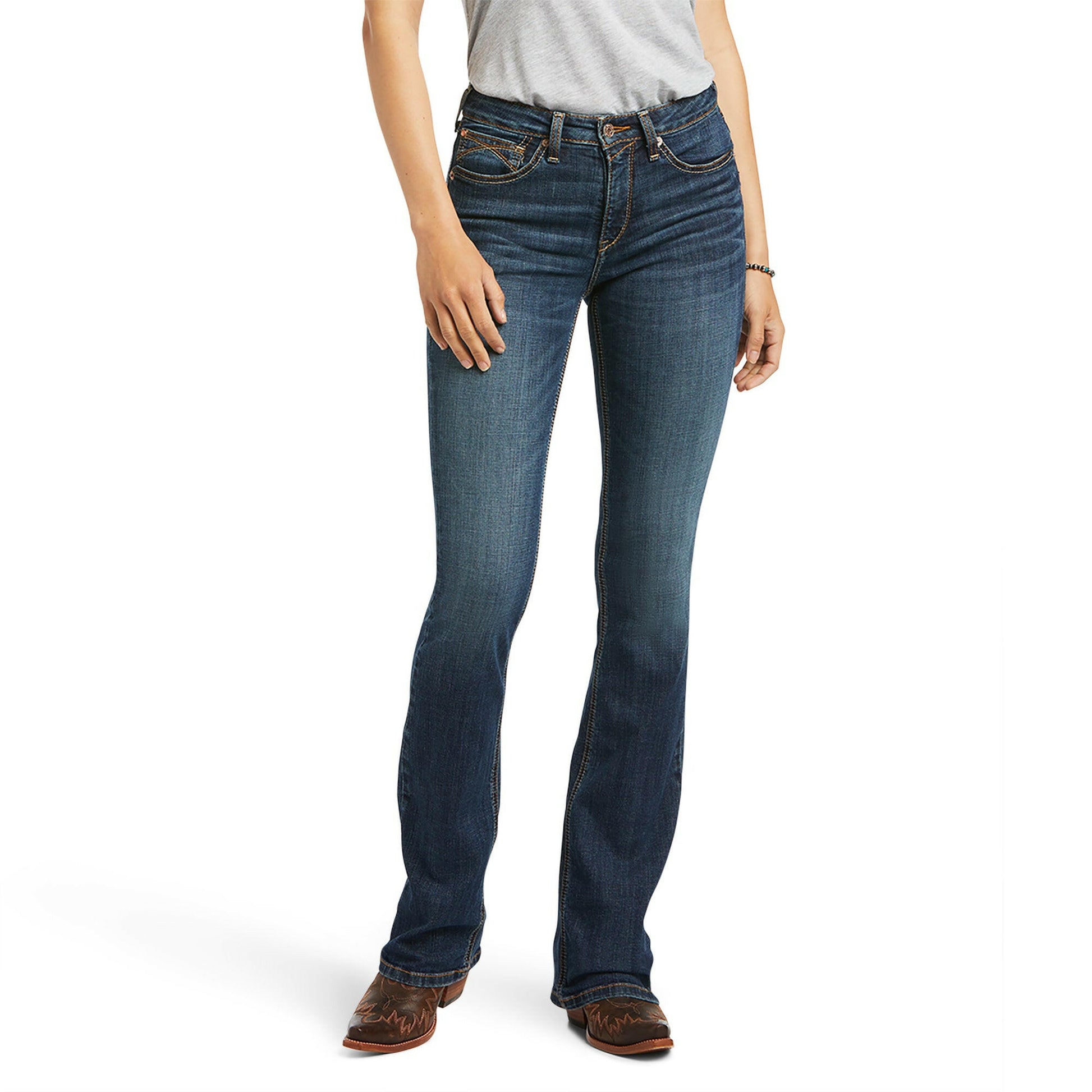 Ariat Ladies R.E.A.L. High Rise Fernanda Boot Cut Jean.
