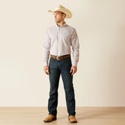 Ariat Men's Wrinkle Free Weston Fitted Button Down Shirt.