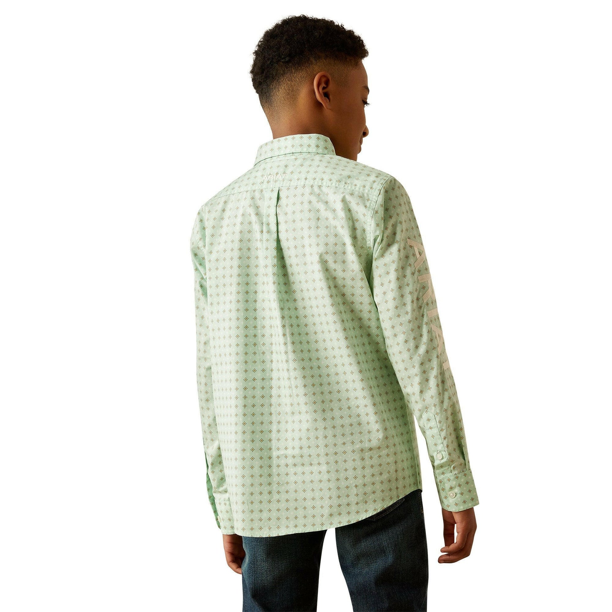 Ariat Boy's Pierson Classic Fit Button Down Shirt.