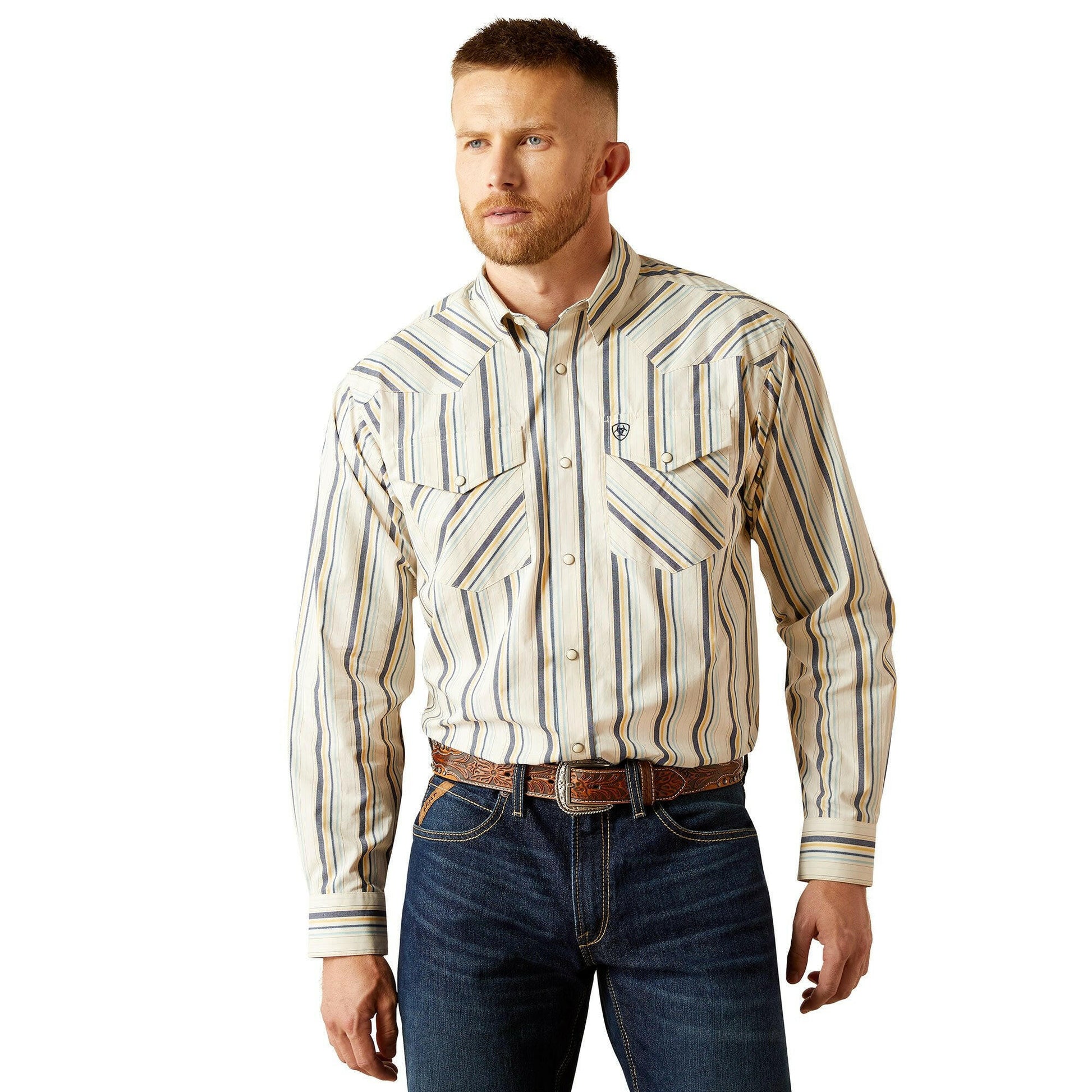 Ariat Men's Finnley Classic Fit Snap Front Shirt.
