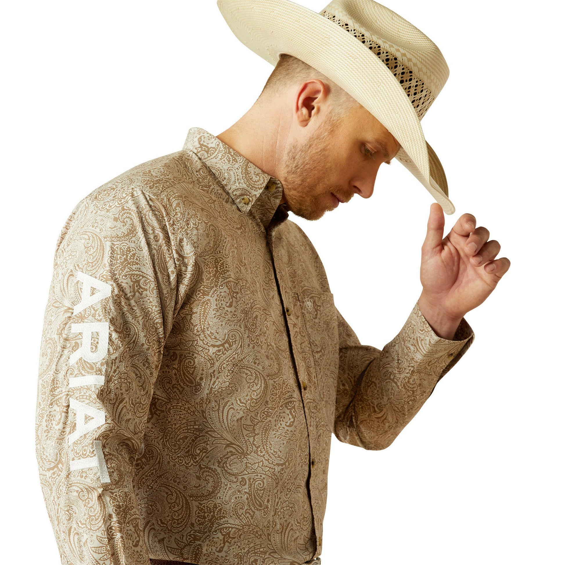 Ariat Men's Team Kason Classic Fit Button Down Shirt.