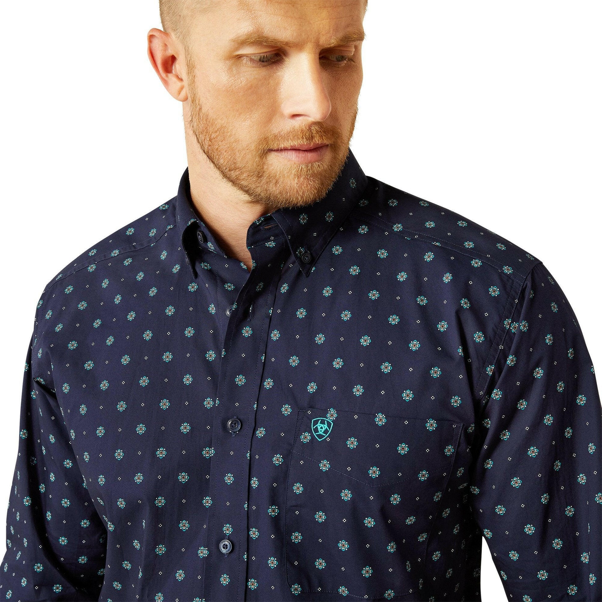 Ariat Men's Jacobi Classic Fit Button Down Shirt.