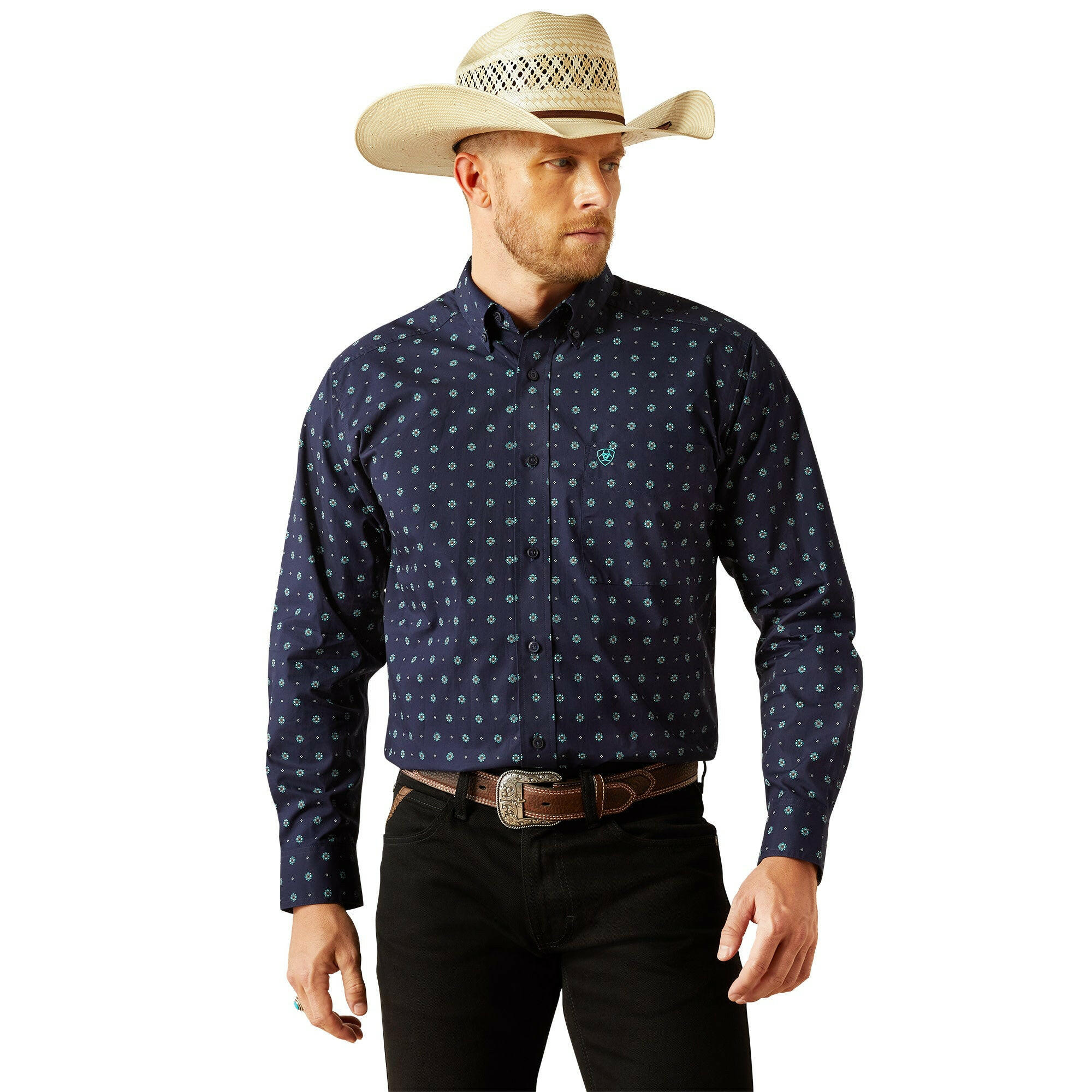 Ariat Men's Jacobi Classic Fit Button Down Shirt.