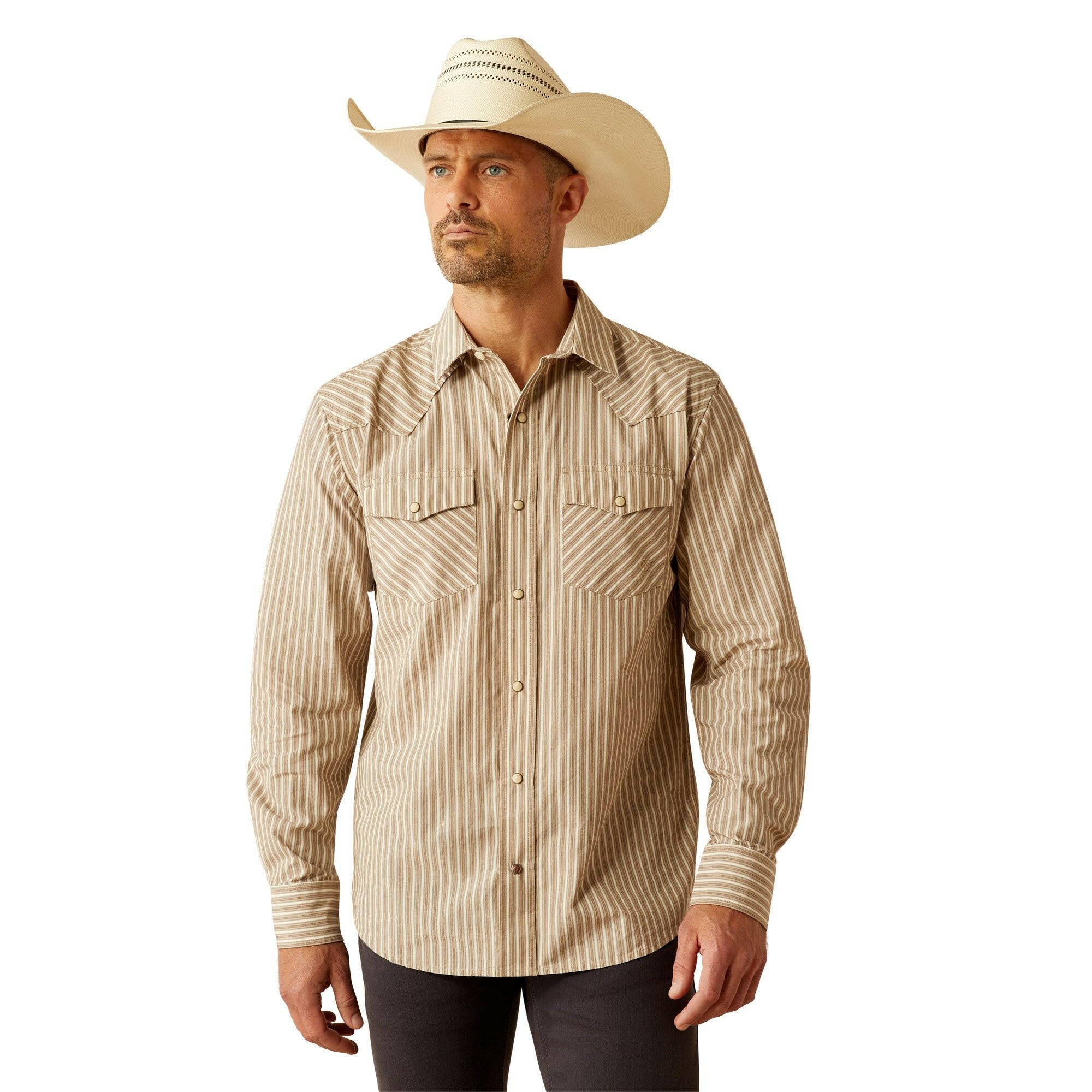 Ariat Men's Hollis Retro Fit Snap Front Shirt.