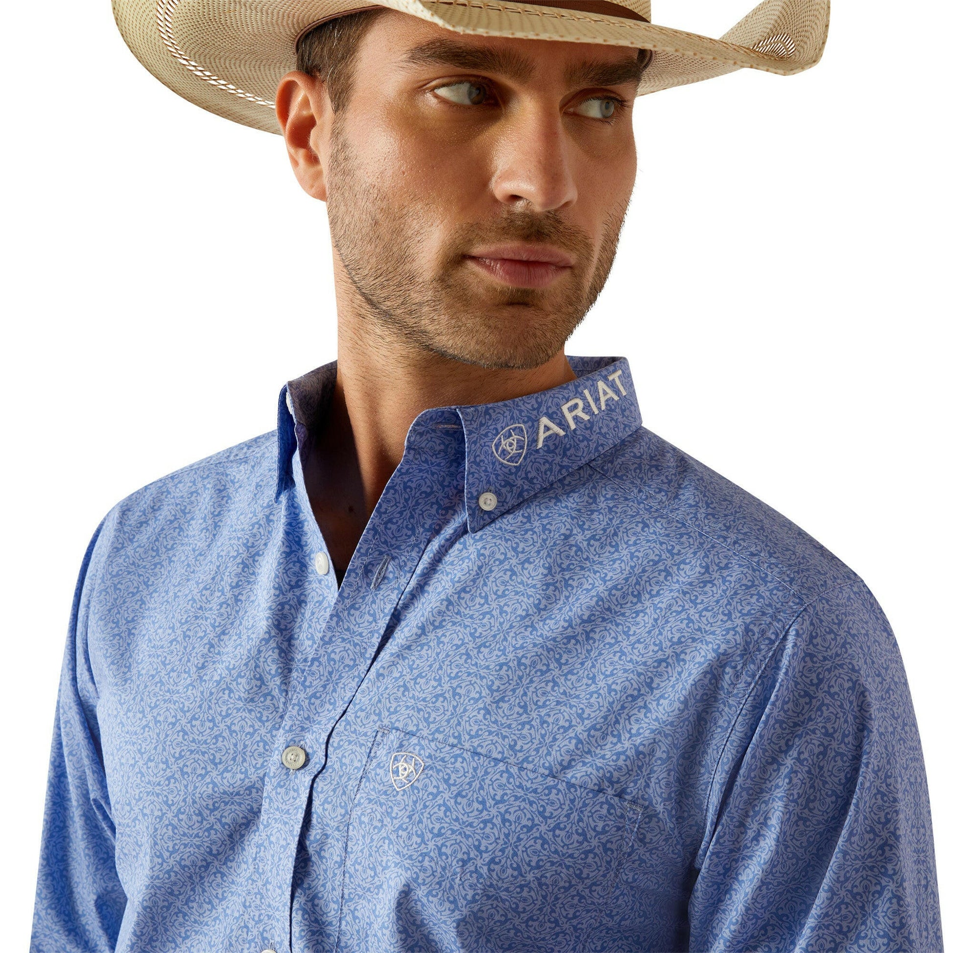 Ariat Men's  Team Potter Fitted Button Down Shirt.