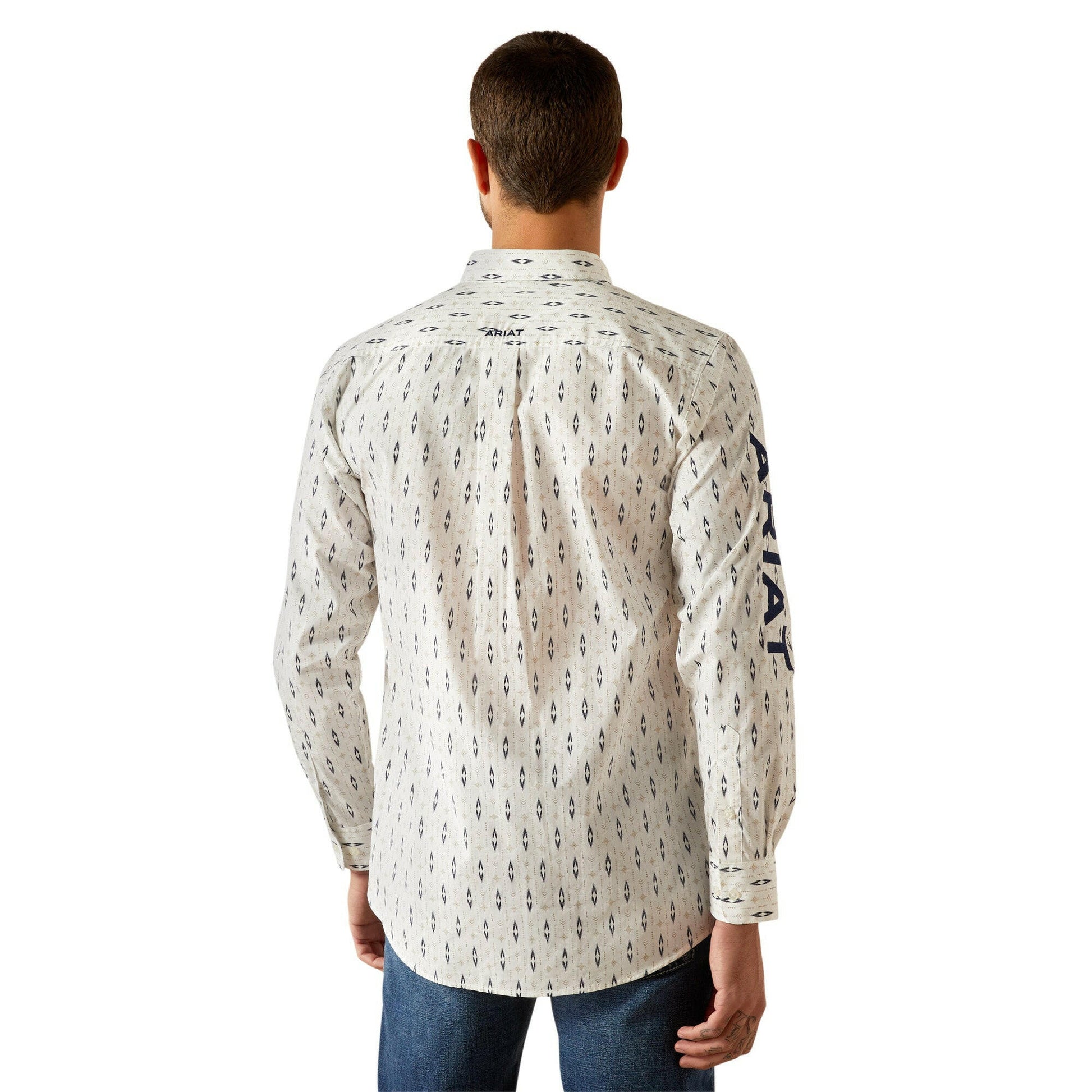 Ariat Men's Team Perkins Fitted Button Down Shirt.