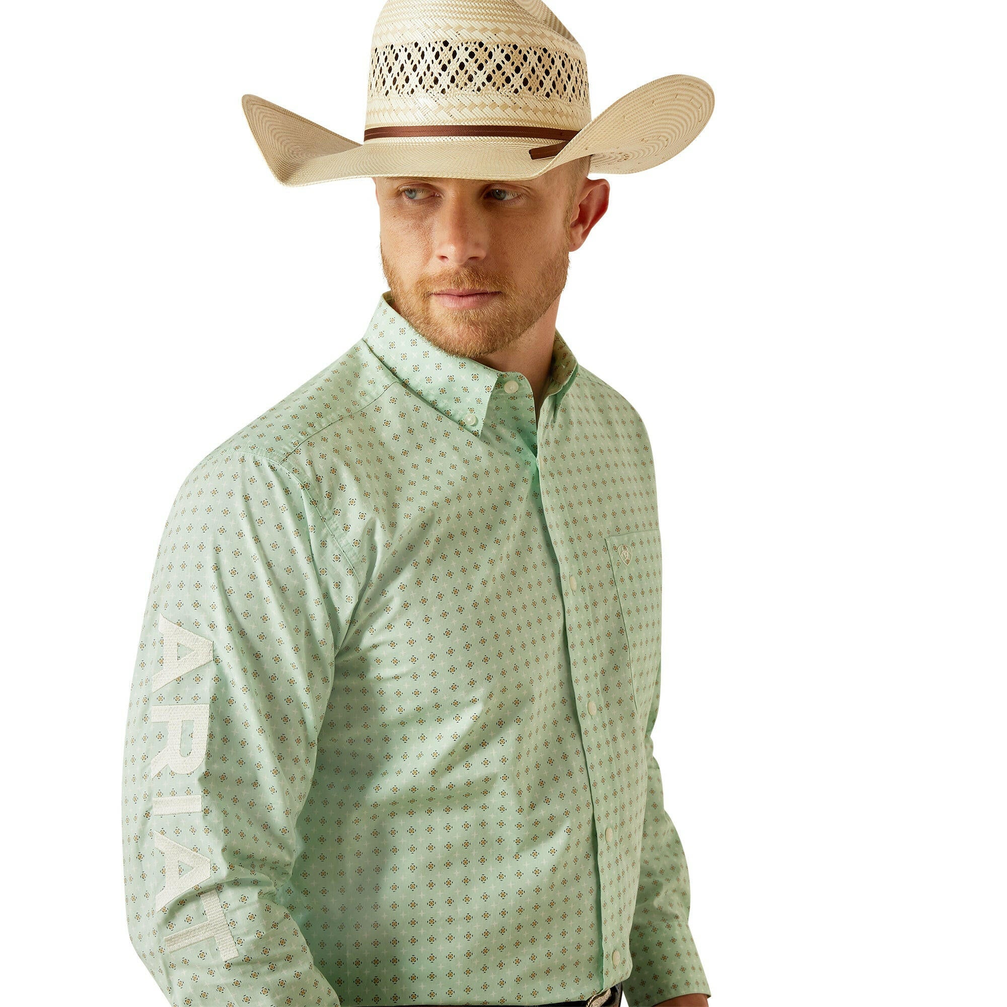 Ariat Men's Team Pierson Classic Fit Button Down Shirt.