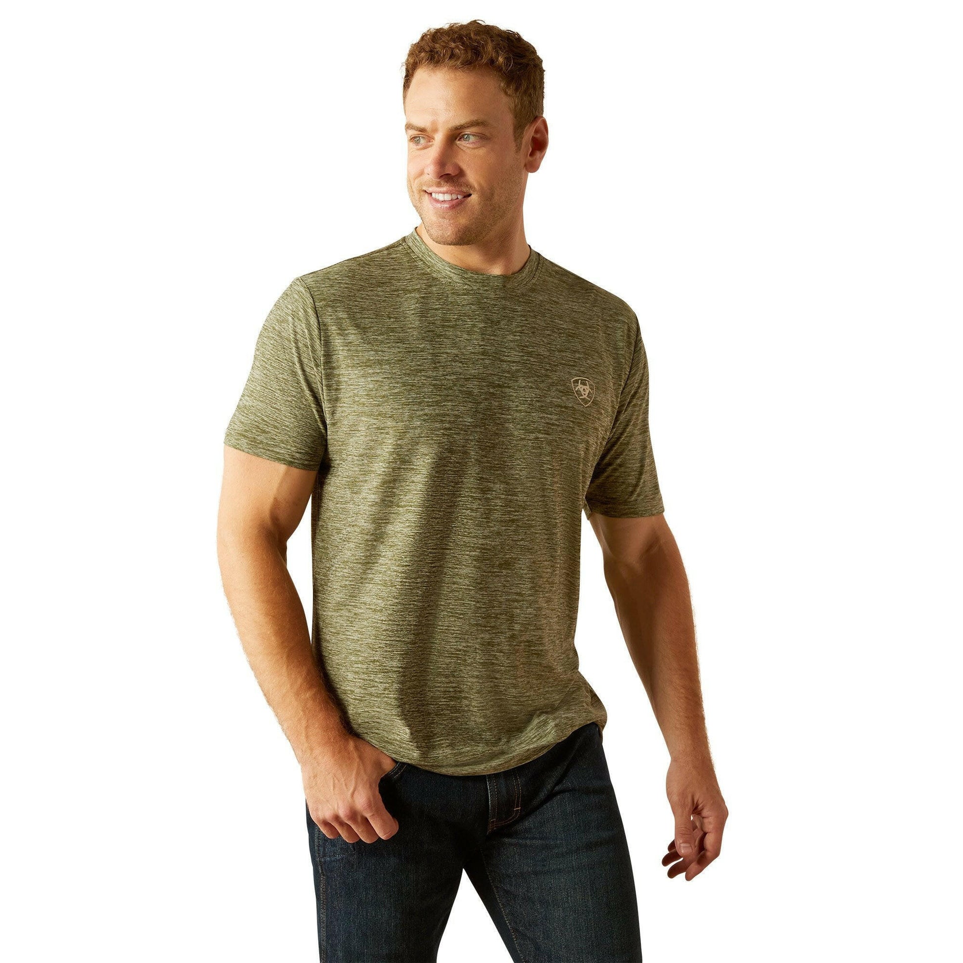 Ariat Men's Tree Bark Camo Charger Tee.