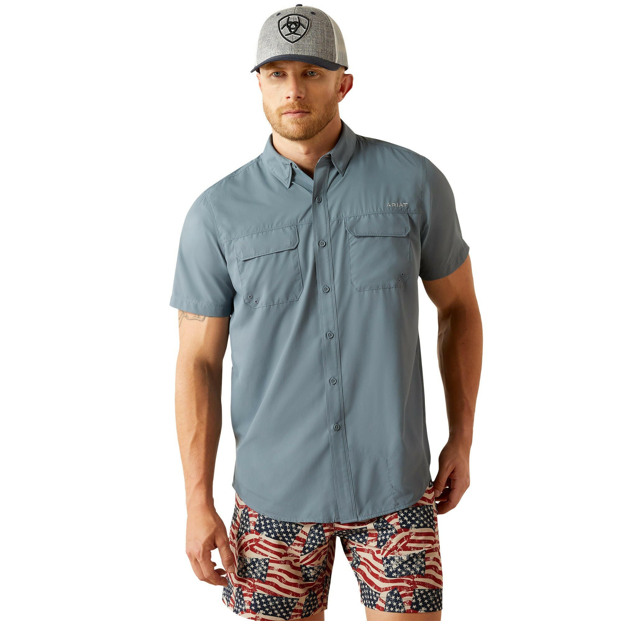 Ariat Men's VentTEK Outbound Fitted Button Down Shirt.