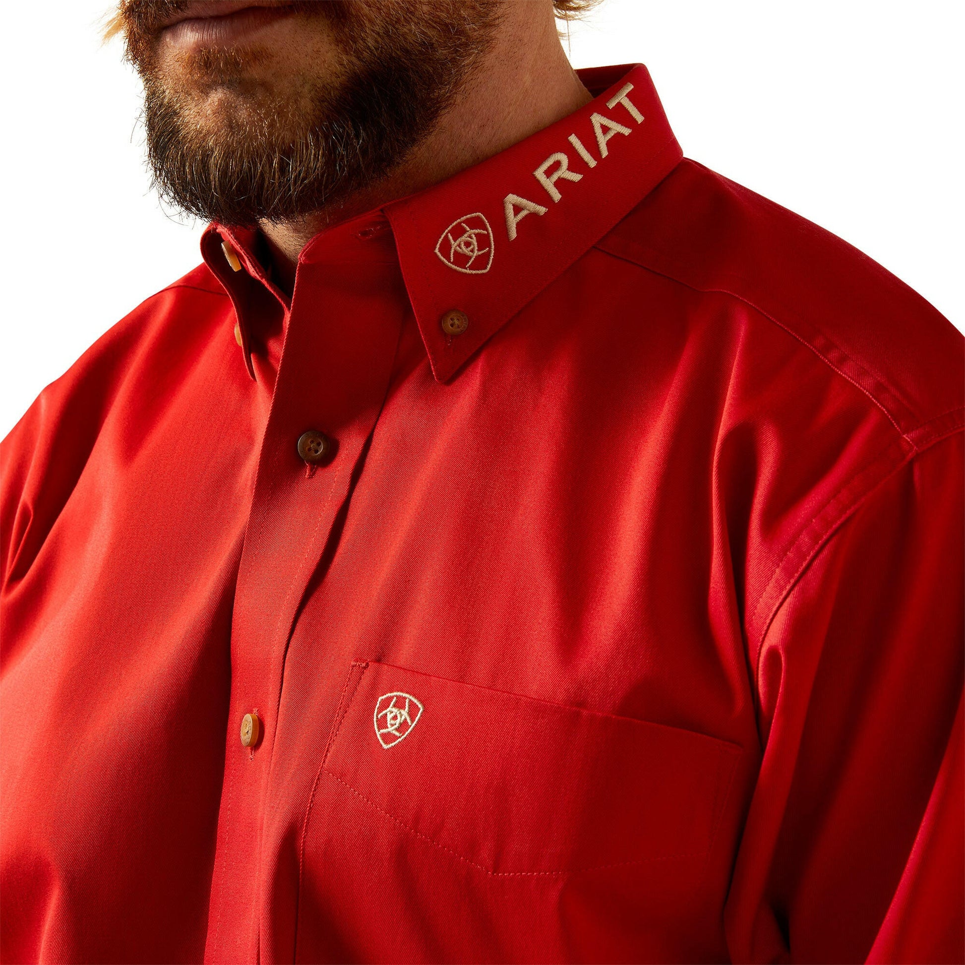 Ariat Men's Team Logo Twill Classic Fit Button Down Shirt.