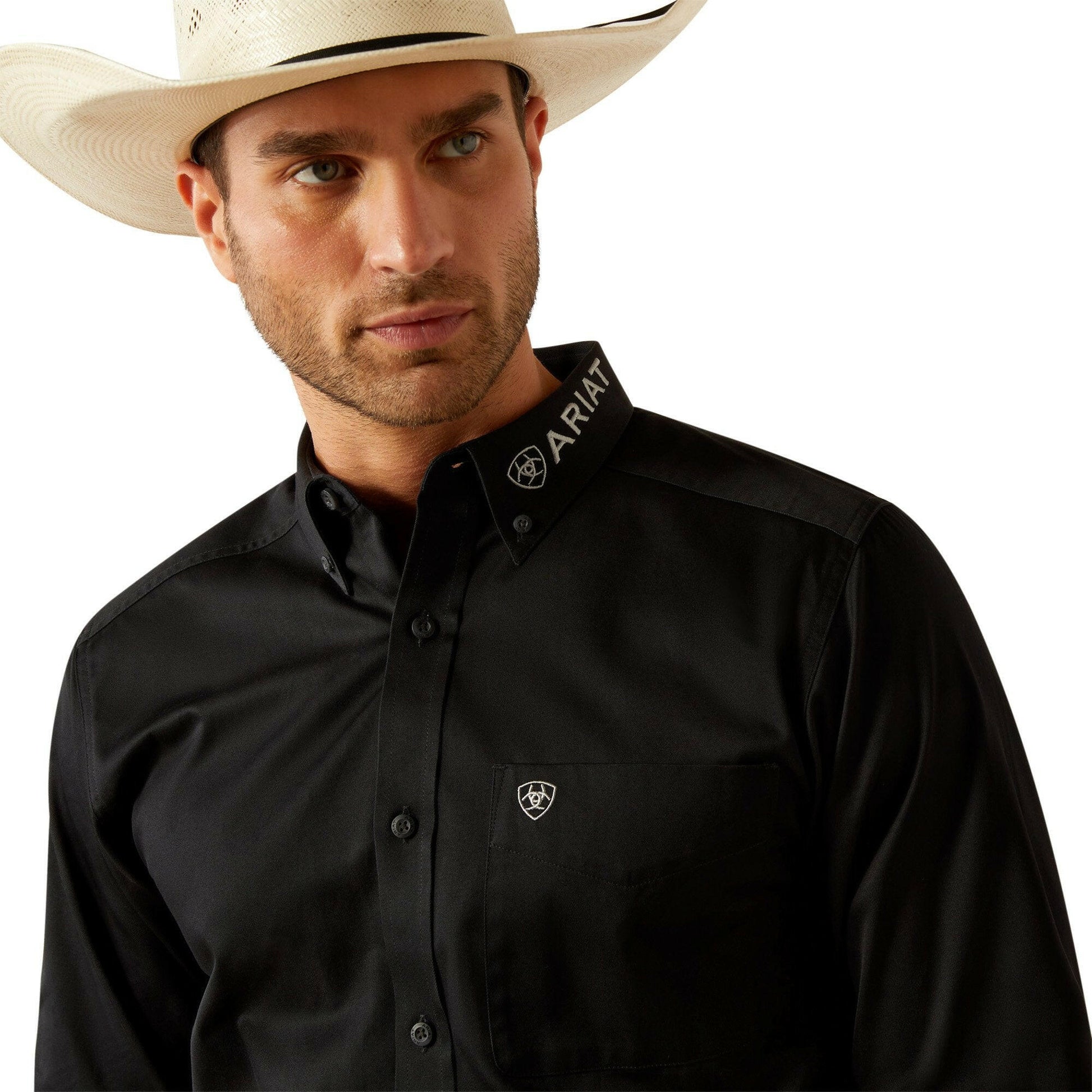 Ariat Men's Team Logo Twill Classic Fit Button Down Shirt.