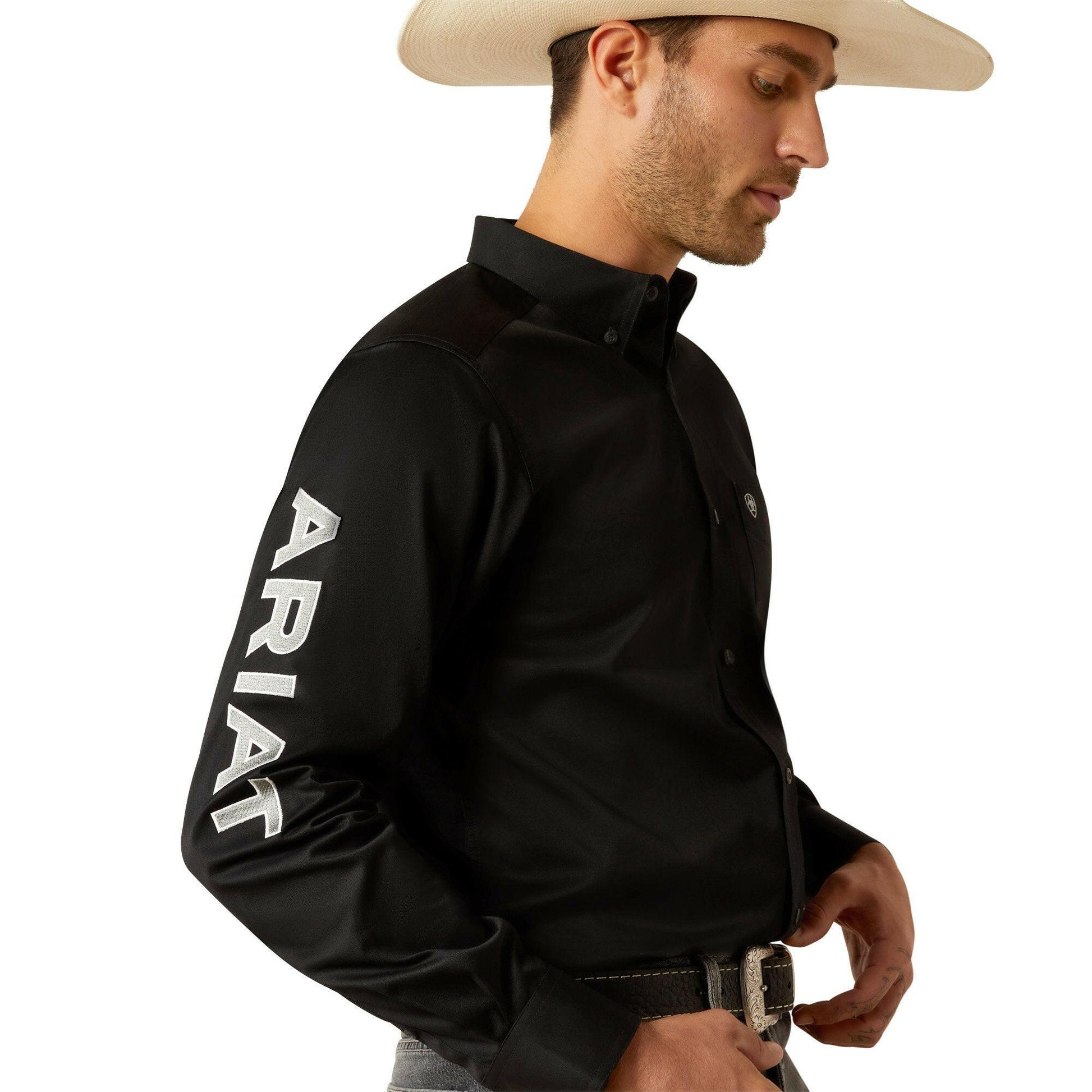 Ariat Men's Team Logo Twill Classic Fit Button Down Shirt.