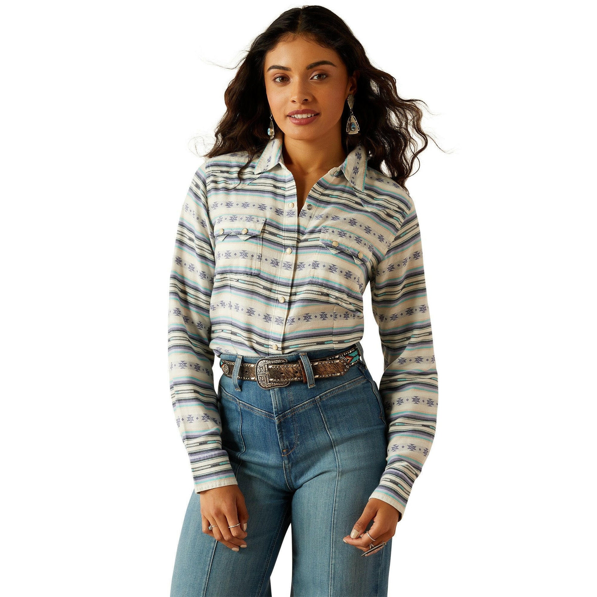 Ariat Women's Seaside Snap Front Shirt.