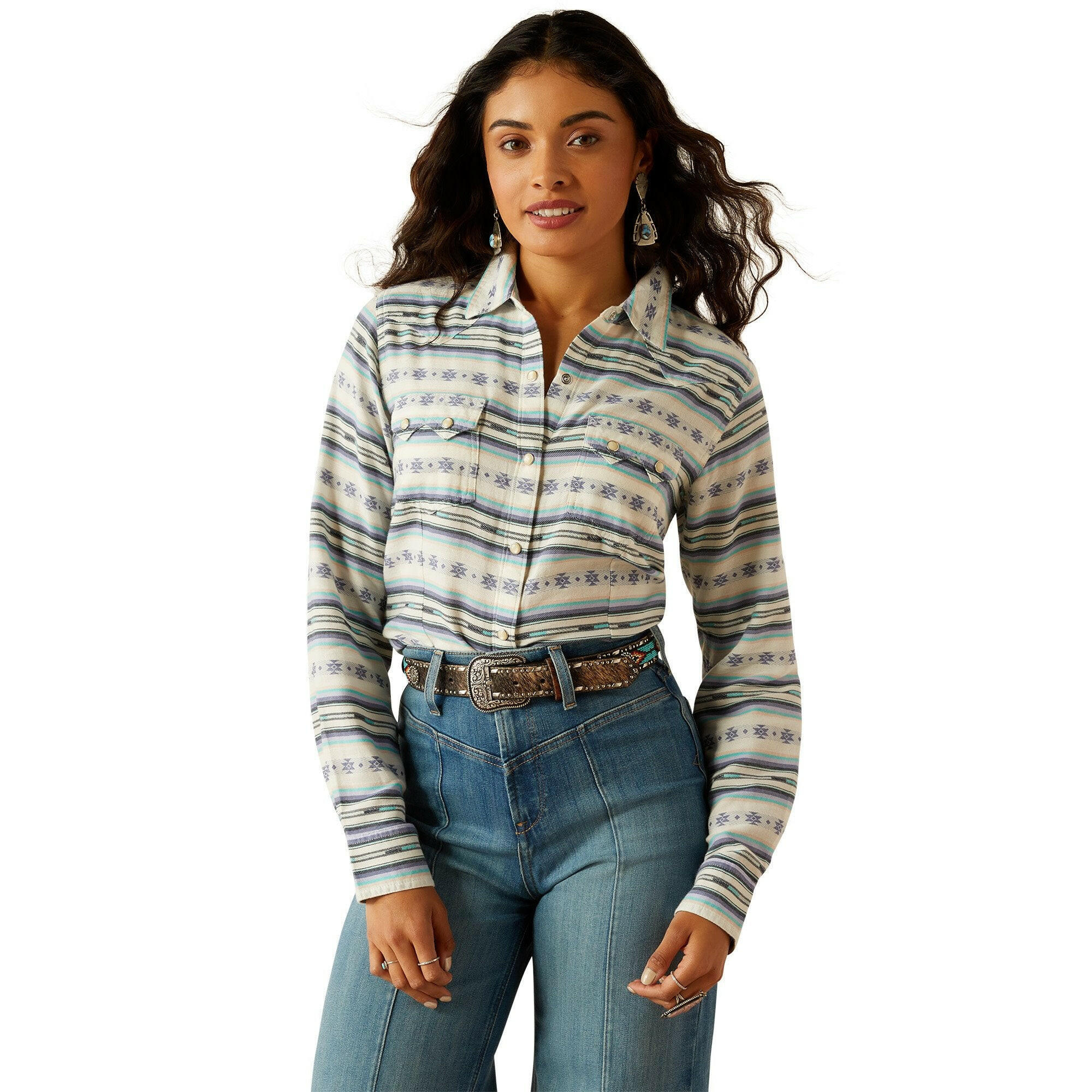 Ariat Women's Seaside Snap Front Shirt.