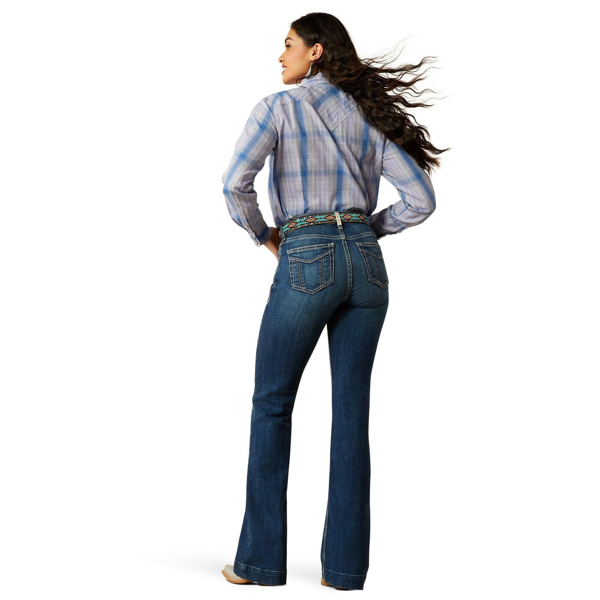 Ariat Women's High Rise Paula Slim Trouser Jean.