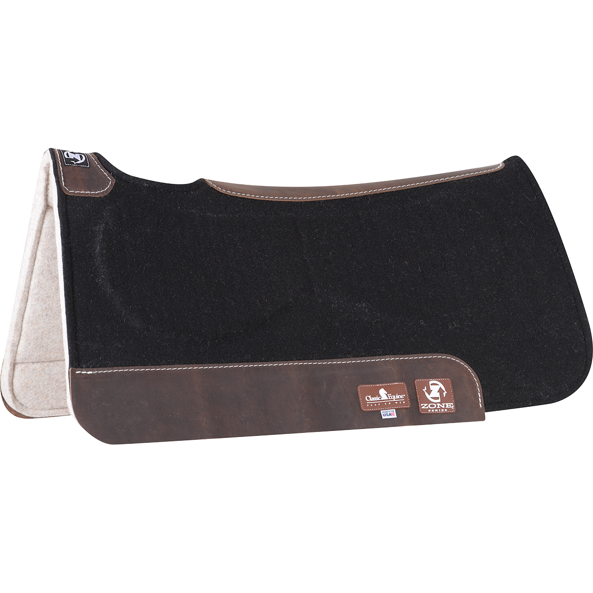 Zone 3/4" Felt/Felt Saddle Pad 31X32.
