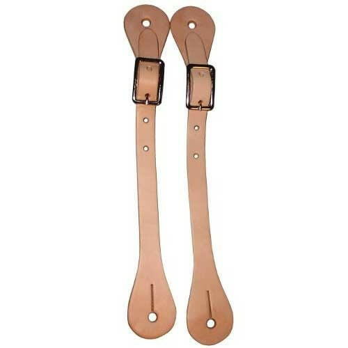 Skirting Leather Spur Straps.