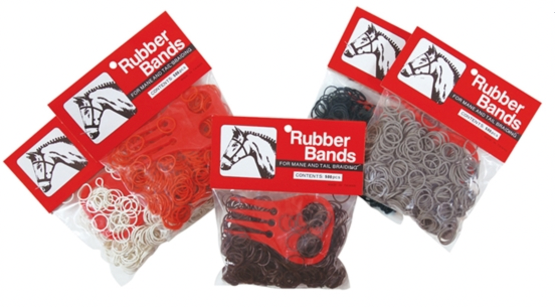 AHE RUBBER BRAID BANDS RED COMB 245.