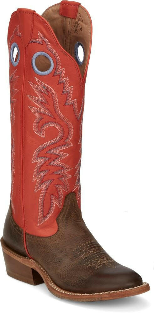 Tony Lama Women's Peony Red Top Boots.